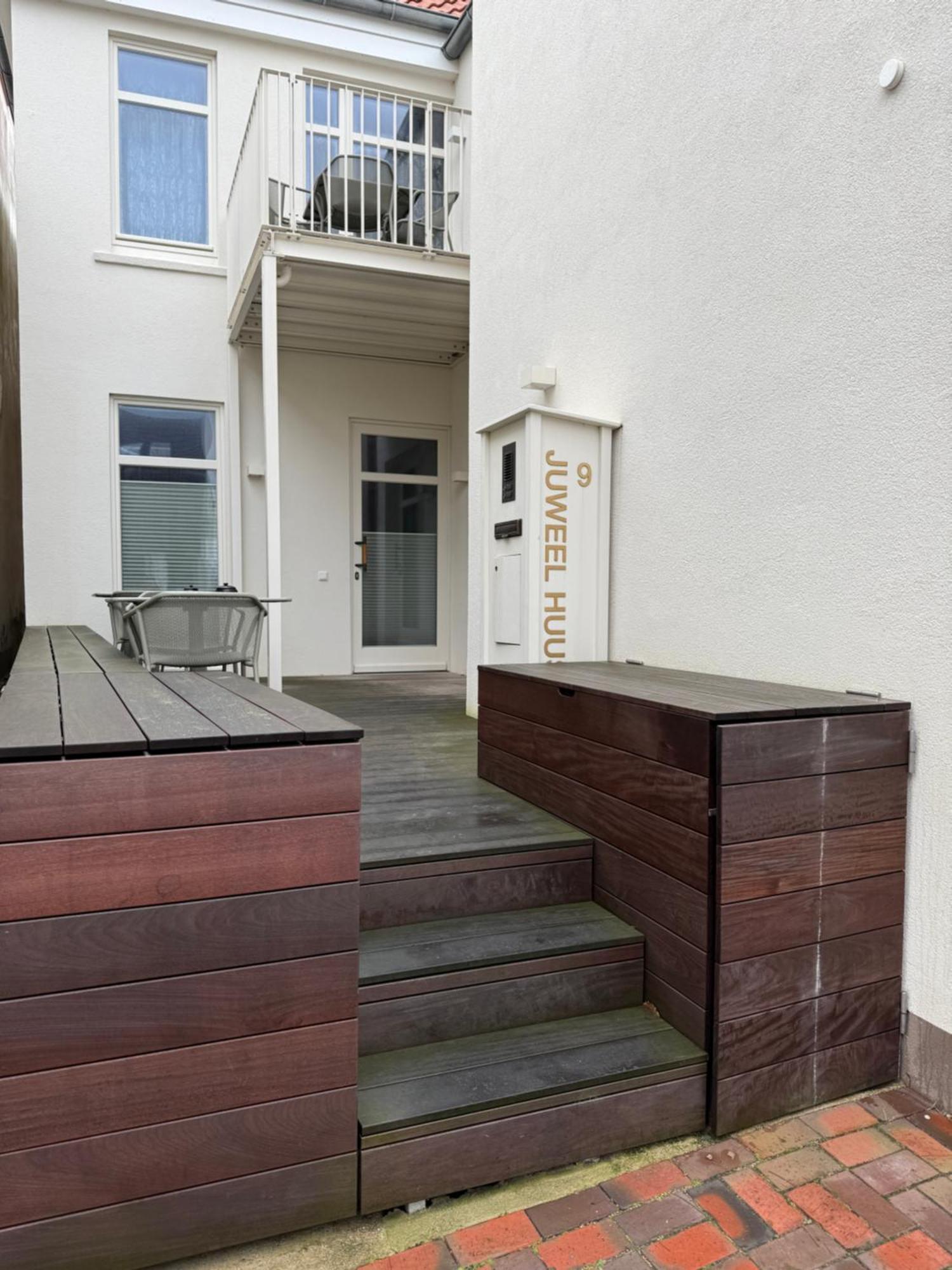 J Huus 4 I 99M I Strand I Kurplatz I Eg I Terrasse I Ruhig I King I Fb Heizung I Privateingang I Huus Design ノルダーナイ エクステリア 写真